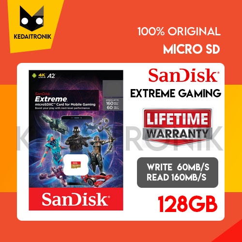 Thẻ Nhớ Micro SD Extreme 128GB UHS-I V30 U3 A2 Cho Điện Thoại