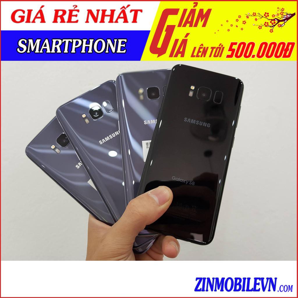 Điện Thoại Samsung Galaxy S8 Màn Vô cực || Quét khuôn mặt- mống mắt || Đầy đủ Phụ Kiện | BigBuy360 - bigbuy360.vn