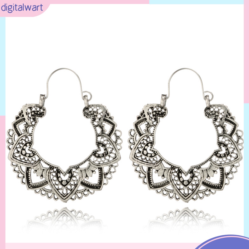 Đôi Khuyên Tai Hình Cánh Hoa Phong Cách Vintage Thời Trang Cho Nữ