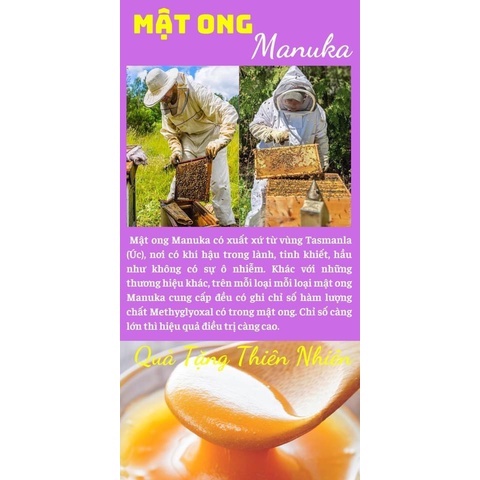 Mật Ong Manuka 250+ (Hủ 250g) - Quy Nguyên Xứ Tasmania