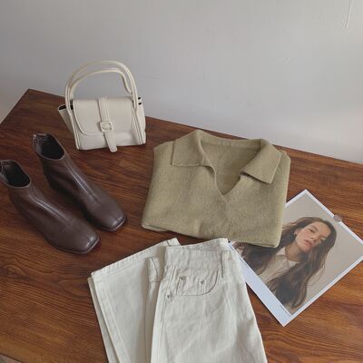 CHALIN/ Áo ghile cổ polo phiên bản mới A-008 | BigBuy360 - bigbuy360.vn