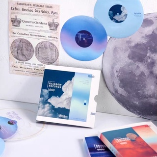 Tập note chiết hình đĩa cd âm nhạc