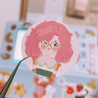[IN STICKER] In logo decal, sticker tròn, vuông