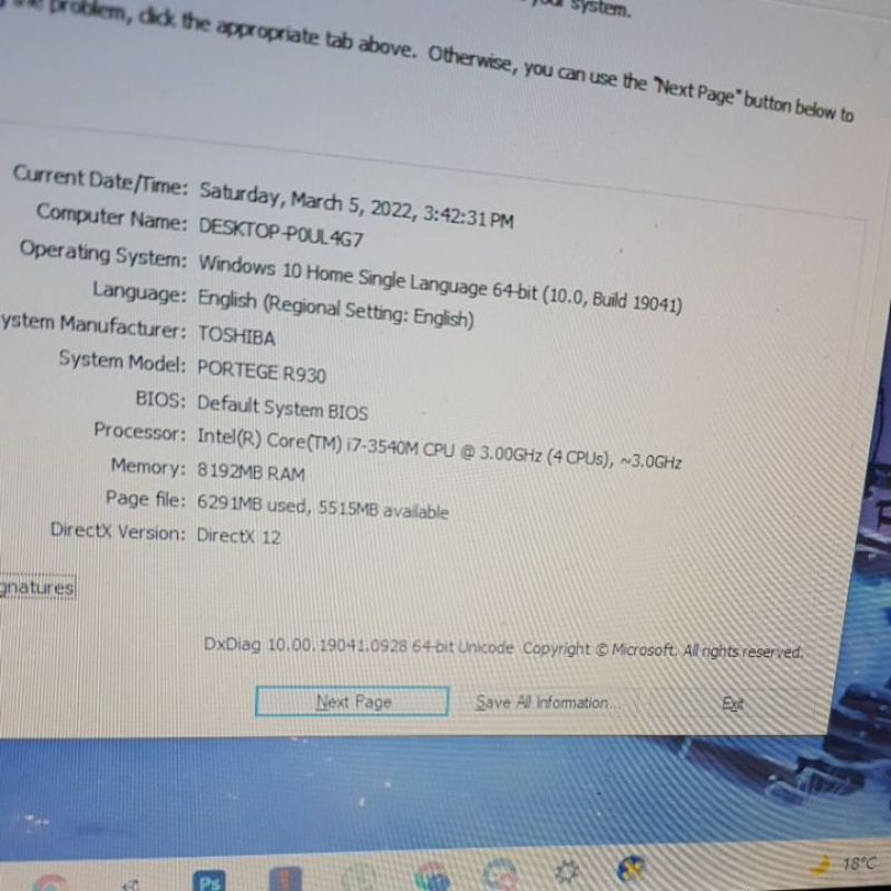 [laptop cũ giá rẻ] DYNABOOK R930 i7 3540m, ram 8GB, SSD 120GB | BigBuy360 - bigbuy360.vn