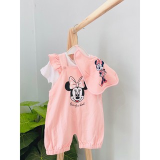 Set yếm mickey (không kèm yếm cổ) cho bé gái