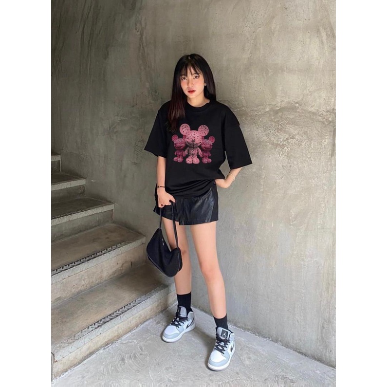 [FREESHIP ĐƠN TỪ 50K] Áo Thun Nam Nữ Chuột 3D Streetwear Áo Phông Nam Form Rộng Basic Cotton Oversize