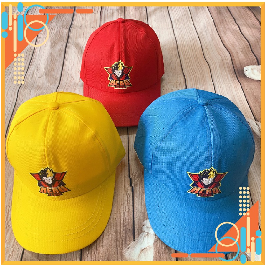 Mũ Lưỡi Trai In Logo Hero Team Nhiều Màu Cực Chất Dành Cho Bé Trai Bé Gái
