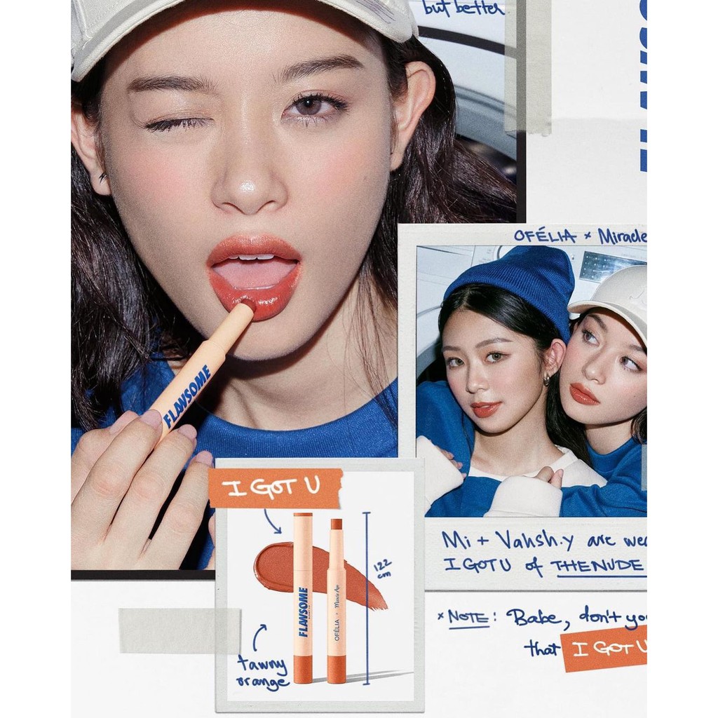 [Set 2 thỏi] Son OFELIA FLAWSOME Glowy Lip | BigBuy360 - bigbuy360.vn
