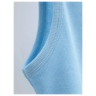 Áo croptop nữ lai nhọn chất thun gân