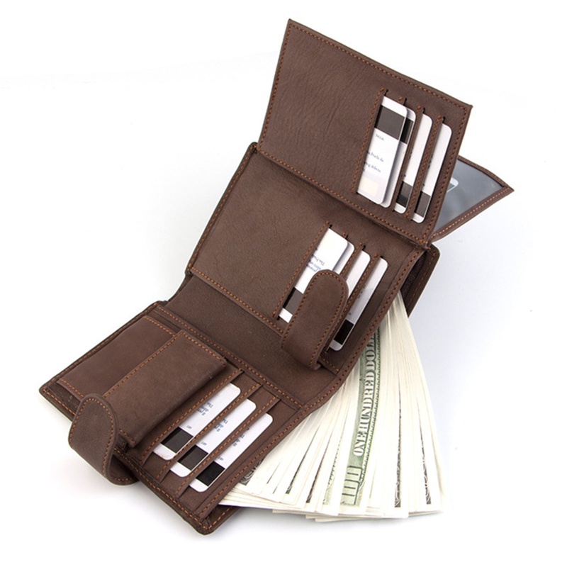 Ốp Điện Thoại Da Kèm Ngăn Đựng Thẻ Phong Cách Vintage Cho Nam