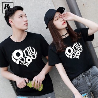Áo thun Cặp Đôi Nam Nữ Couple - Only You 2 (Giá 1 áo 65k) Có size tay lỡ