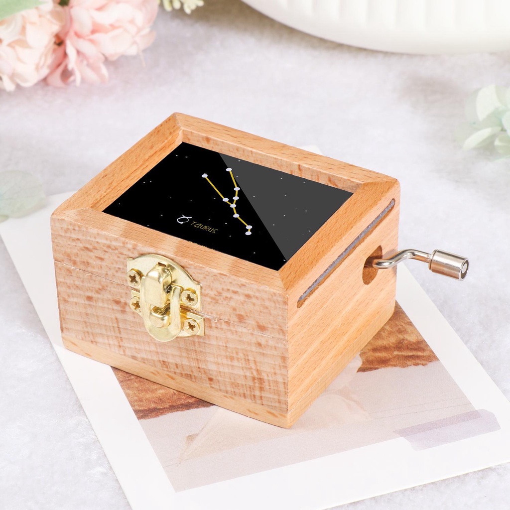 Hộp Nhạc Cổ Điển In Hình Cung Hoàng Đạo Dùng Làm Quà Tặng Sinh Nhật