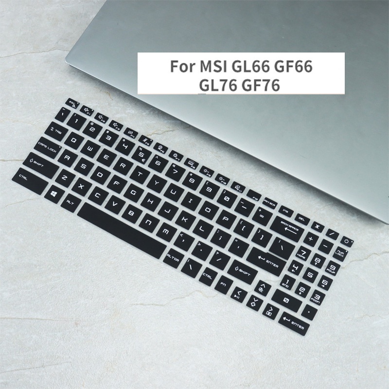 Bàn Phím Trong Suốt Cho MSI GL76 17.3&quot; GI66 GF66 15.6 Inch Katana GF76 Sword 15 A11UC GL66