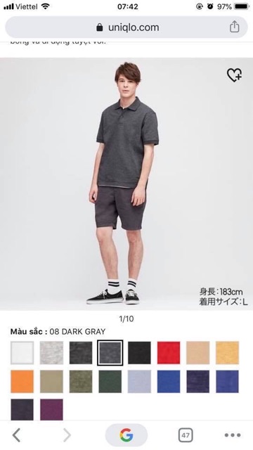 áo polo Uniqlo