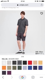 áo polo Uniqlo