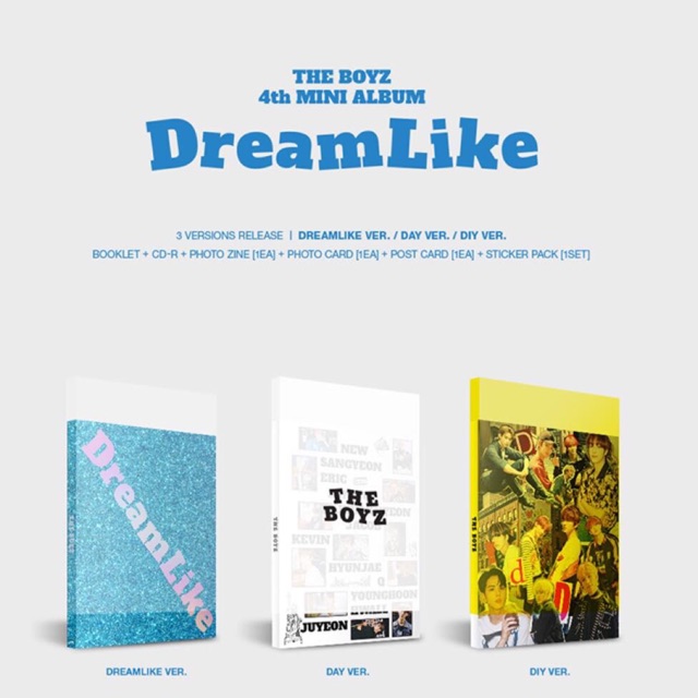 Pre order album The Boyz 4th mini album Dream Like (hàng chính hãng)