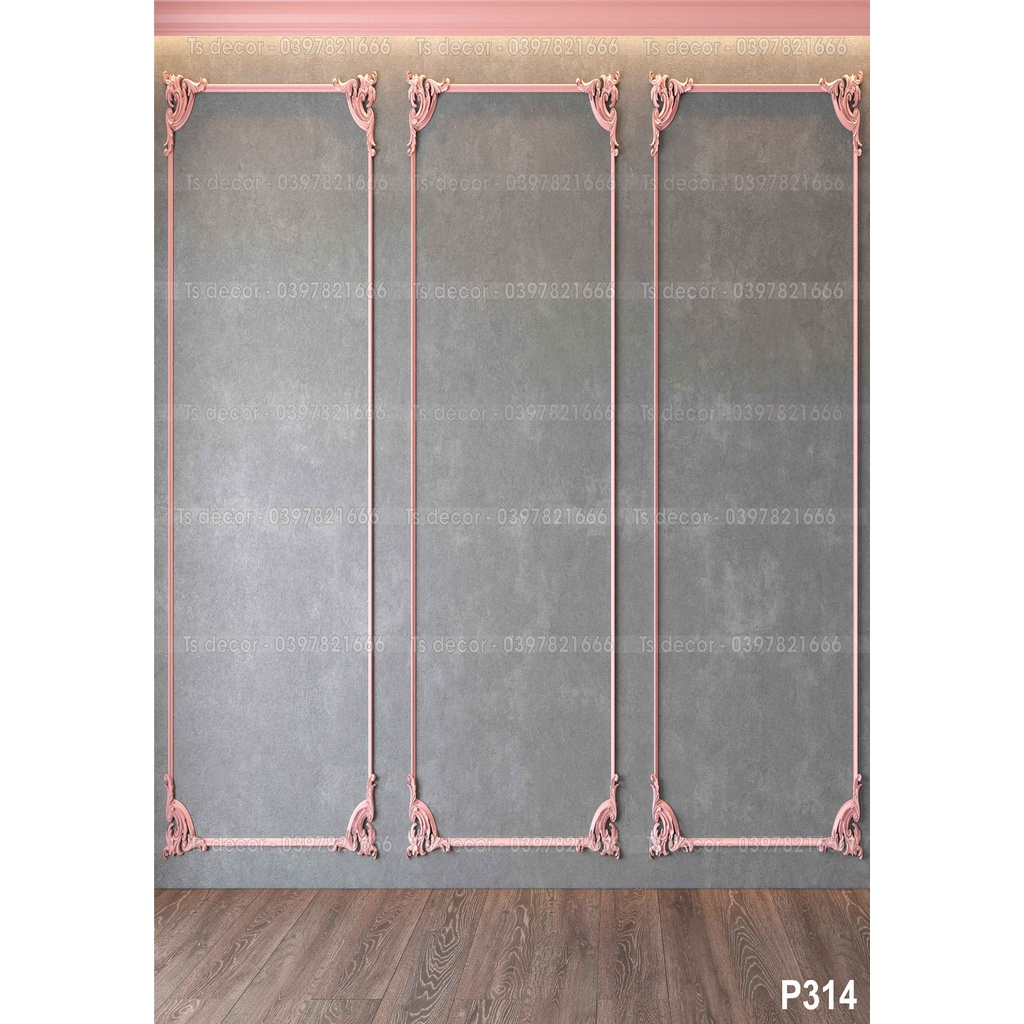 Phông livestream chụp ảnh xám xi măng bê tông 3D 5D vải cao cấp