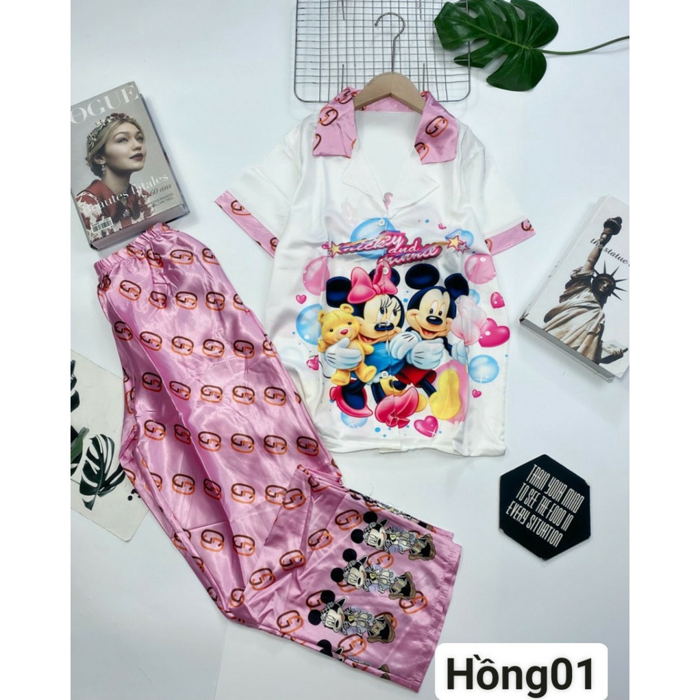 Đồ bộ Dài Vải Satin