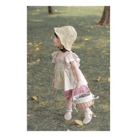 Bộ Melisa áo cánh tiên quần hồng - HÀNG SALE KO ĐỔI TRẢ