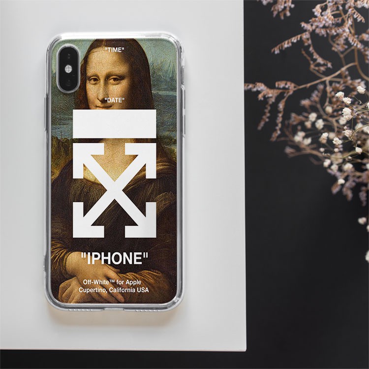 Ốp lưng MONA LISA Off-White IPHONE Wallpaper cho Iphone 5 6 7 8 Plus 11 12 Pro Max X Xr OFFPOD00166