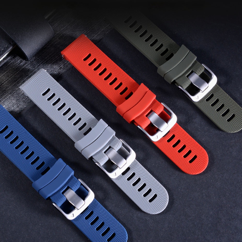 Dây Đeo Silicon 20Mm Thay Thế Cho Đồng Hồ Thông Minh Xiaomi Huami Amazfit Bip U pro GTS 3 Bip S Lite GTS 2 Mini GTR 42mm
