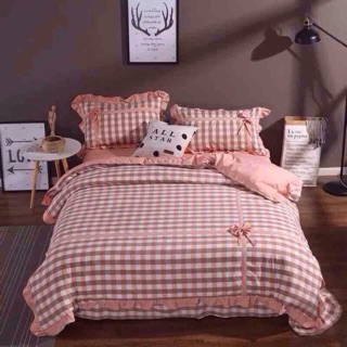 💋Bộ chăn ga gối Cotton Đũi Concise chất đẹp mẫu mã đẹp đáng đồng tiền