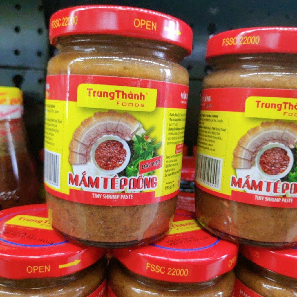 Mắm Tép Chưng Thịt Trung Thành Hũ 190gr Chính Hãng