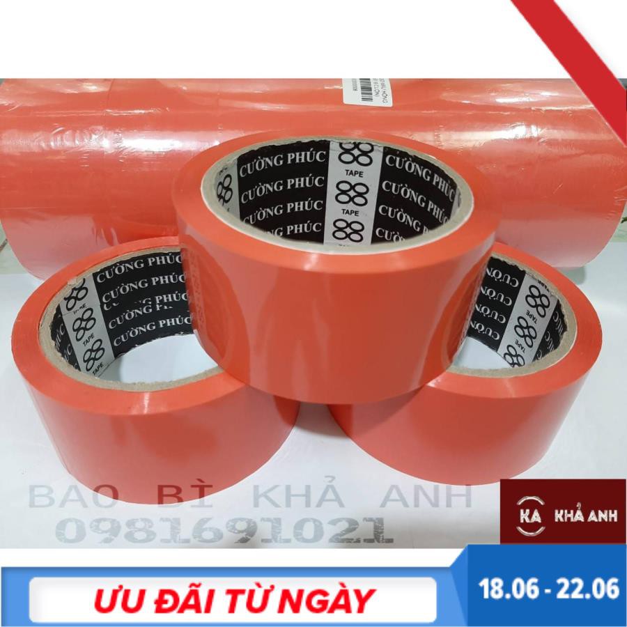 BĂNG KEO MÀU HỒNG BABY DỄ THƯƠNG ĐÁNG YÊU - 1 cây 6 cuộn - Bao Bì Khả Anh