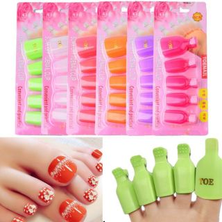 Sét 5 cái kẹp ủ phá sơn gel