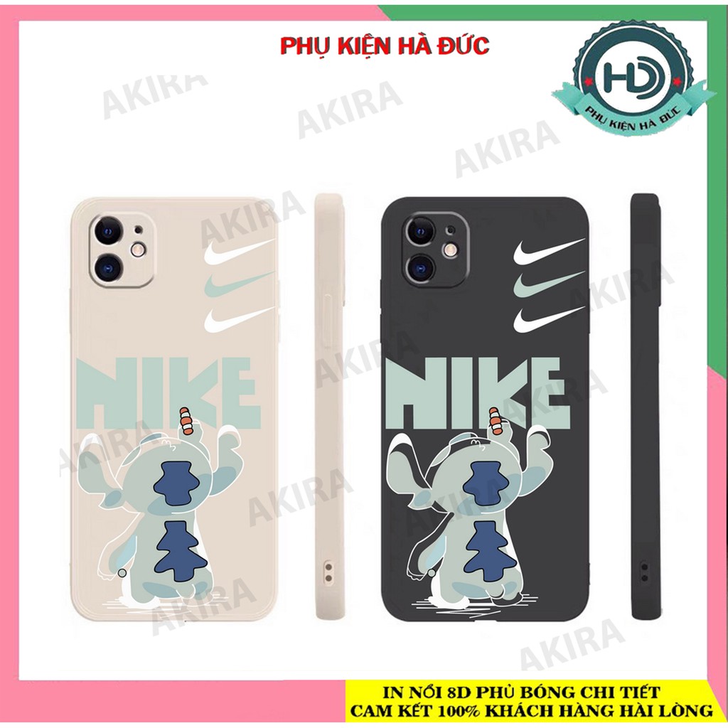 Ốp lưng iphone vuông cạnh STICH NIKE , iphone 6/6plus/6s/6splus/7/7plus/8/8plus/x/xr/xs/11/12/pro/max/plus/promax