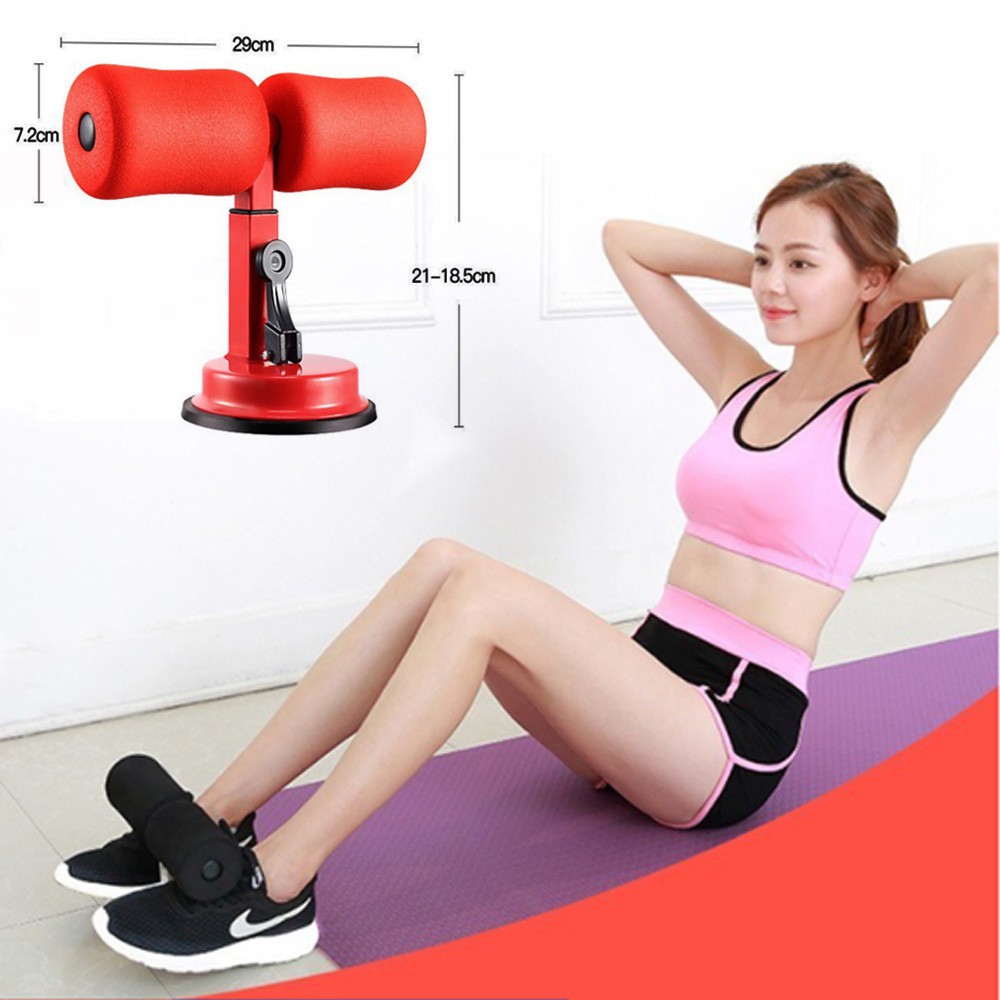 Dụng Cụ Tập Cơ Bụng Eo Gym Đồ Dùng Thể Thao Tại Nhà Đa Năng Có Đế Hút Chân Ko Trụ Chữ T Giúp Dáng Chuẩn Eo Thon Nam Nữ