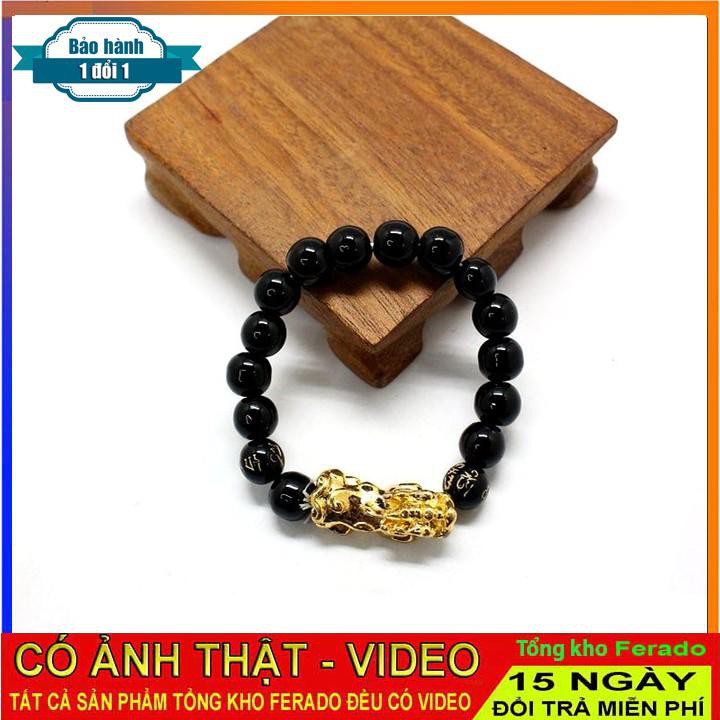 [ xả kho ] Vòng tay tỳ hưu phong thủy nam nữ VT003PT mang may mắn mang tài vận