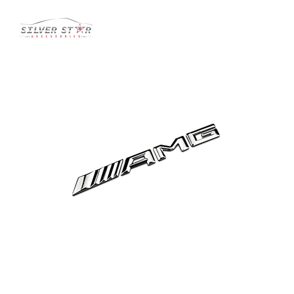 Decal 3D Chữ Nổi AMG/GLC63/4MATIC Dán Đuôi Xe Hơi Mercedes Benz