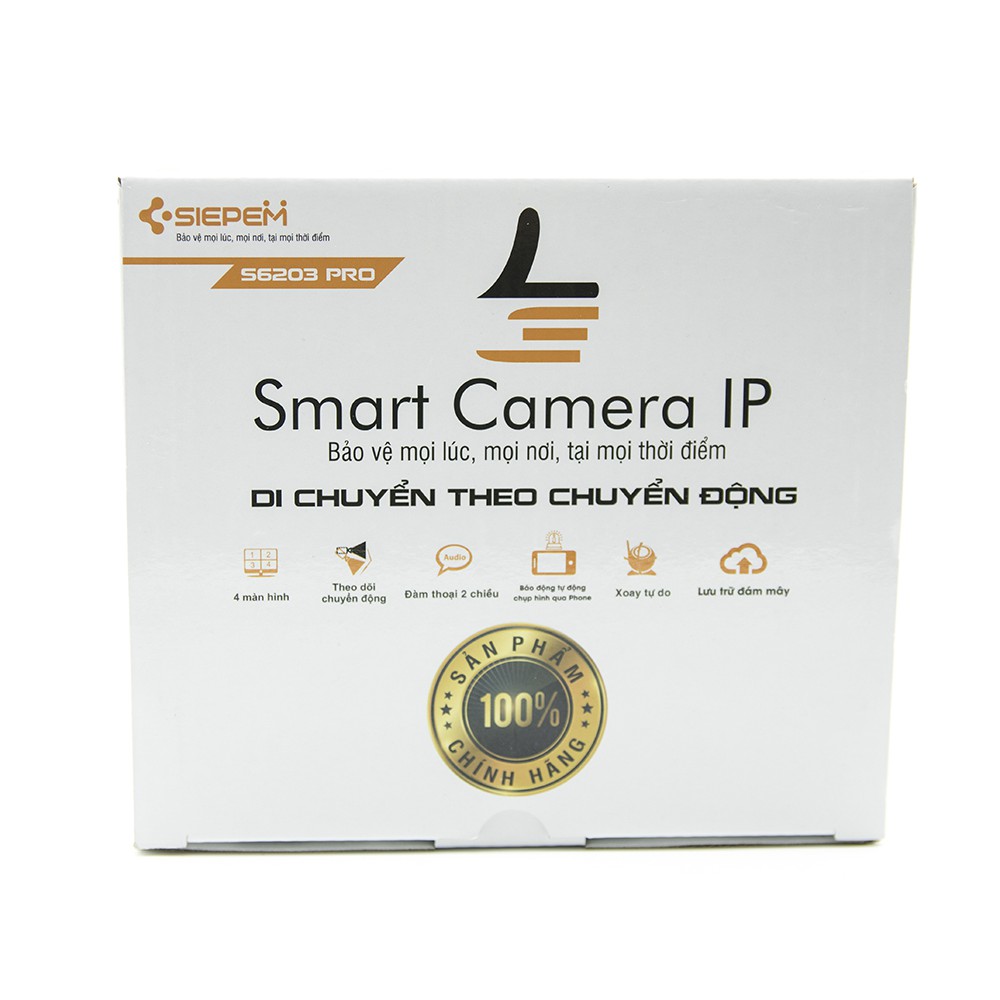 Camera giám giám sát wifi không dây Siepem S7001 Plus Phiên bản chính hãng tiếng Việt | BigBuy360 - bigbuy360.vn