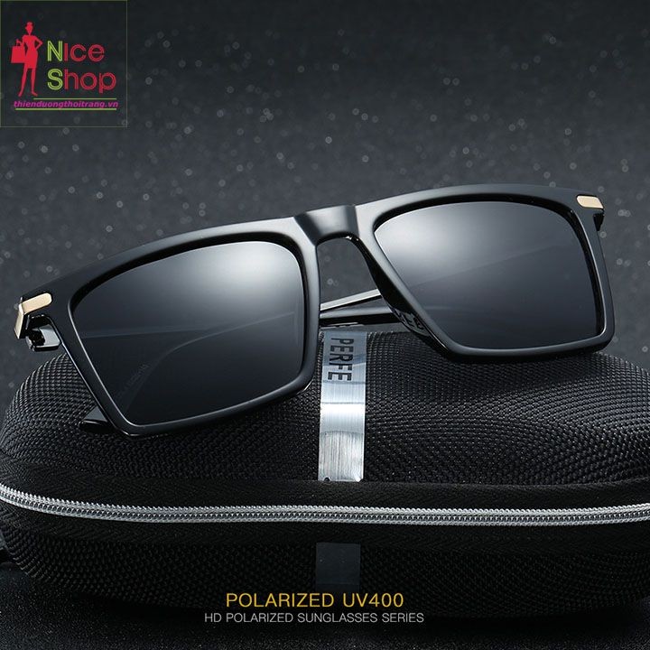 Mắt kính Perfe phân cực 🤗Nowship🤗 Mắt kính Perfe phân cực gọng vuông chống chói chống ảo giác | BigBuy360 - bigbuy360.vn