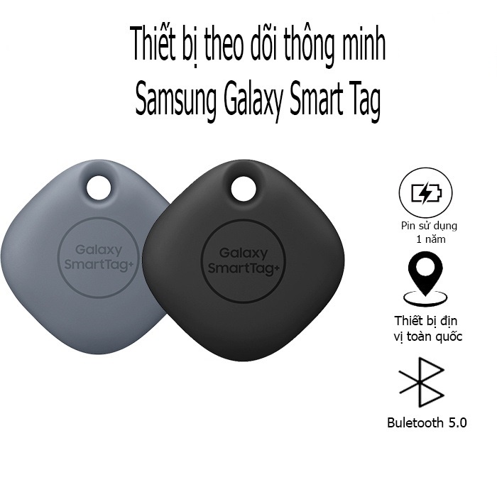 Thiết Bị Định Vị Theo Dõi Thông Minh Samsung Smart Tag EI-T53000 - Hàng Chính Hãng - Bảo Hành Lỗi 1 Đổi 1