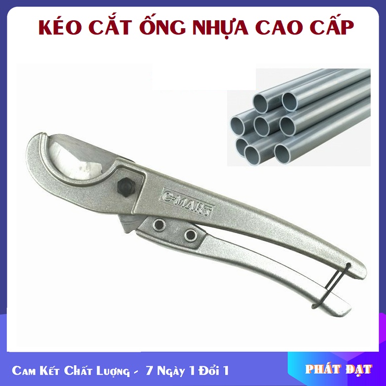 Kéo cắt ống nhựa PVC lưỡi thép hợp kim chuẩn Nhật SK5 chất lượng cao