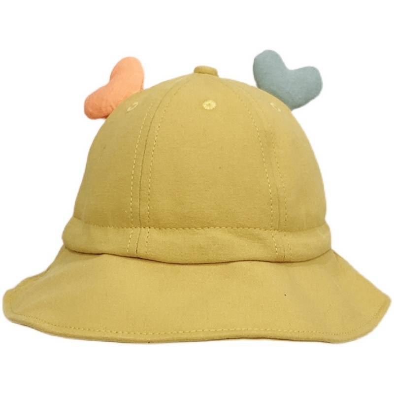 Mũ xô thiết kế tai hình trái tim chống nắng thời trang cho bé