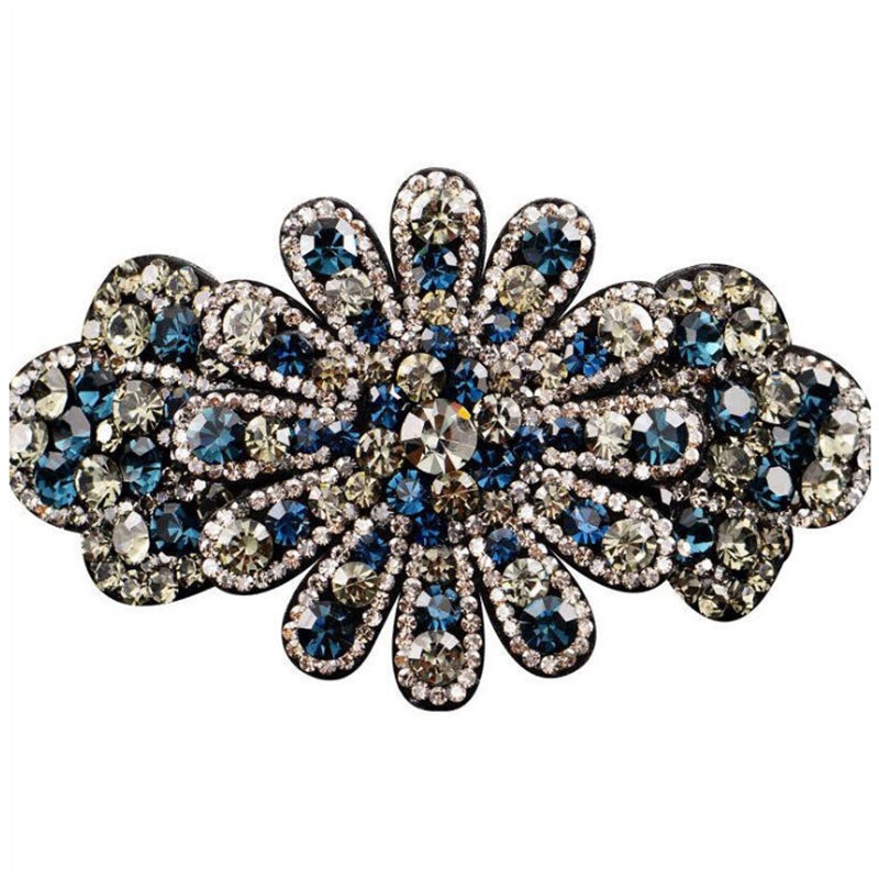 Kẹp Tóc Hình Hoa Đính Đá Thời Trang Hàn Quốc Cho Nữ