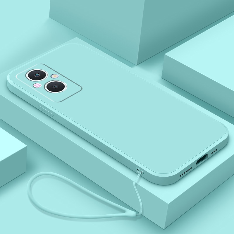Ốp Điện Thoại Cao Su Viền Vuông Cho OPPO Reno 8Z 5G 8 Pro 8 5G 7Z 7 Pro 5G A77 5G A17