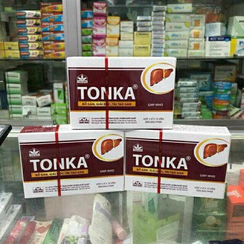 Tonka Nhất Nhất Mát gan giải độc gan 20 viên