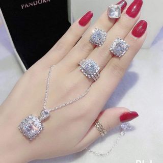 Combo bông tai, nhẫn ,dây chuyền, mặt dây chuyền