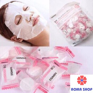 [RẺ VÔ ĐỊCH] Mặt nạ viên nén giấy Miniso dưỡng da mụn cấp ẩm thải độc (1 viên)