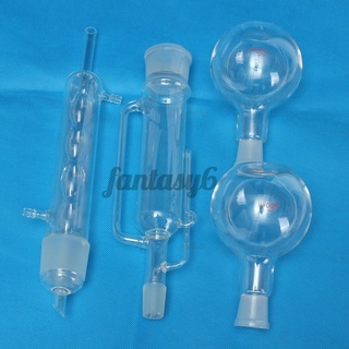 Bình thủy tinh 500ml + 2 chai thủy tinh dùng cho phòng thí nghiệm