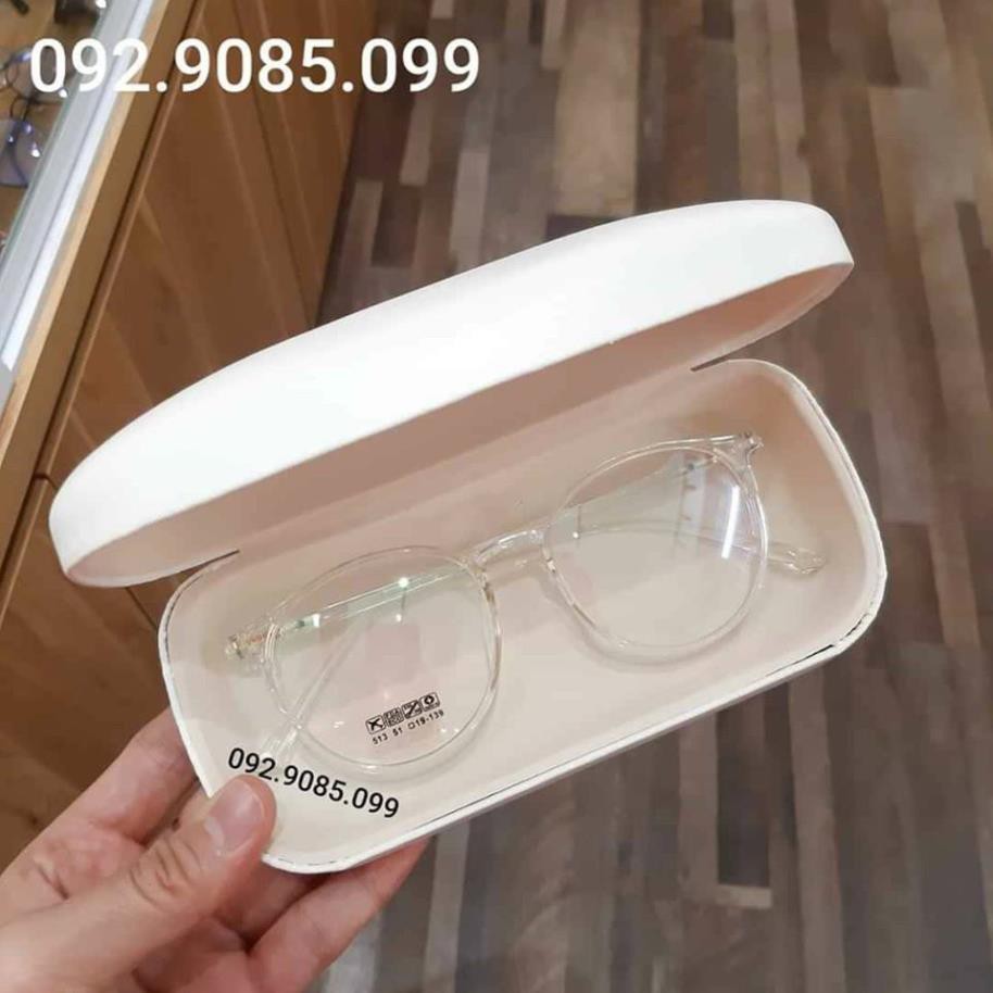 Gọng kính cận nhựa dẻo hàn quốc dáng tròn V513 - Kính thời trang 0 độ | BigBuy360 - bigbuy360.vn
