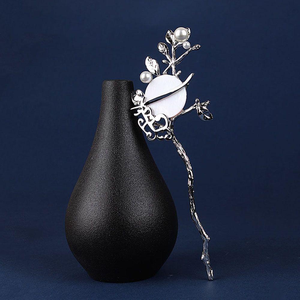 Trâm Cài Tóc Hình Mặt Trăng Phong Cách Hanfu Cổ Điển Cho Nữ