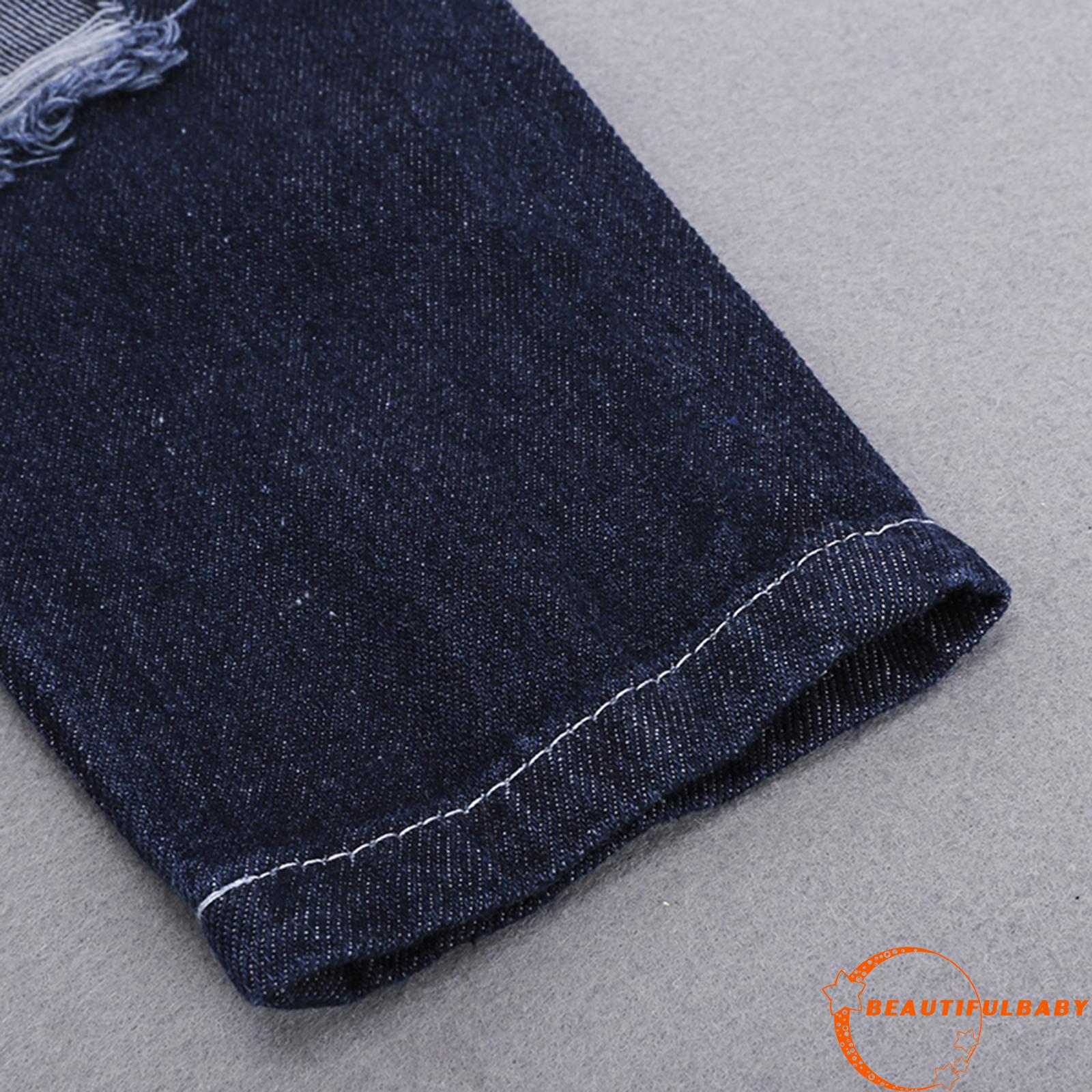 Bộ Đồ 2 Món Áo Hở Vai Màu Trơn + Quần Jeans Rách Mùa Hè Cho Bé Gái 9 Tháng Đến 7 Tuổi