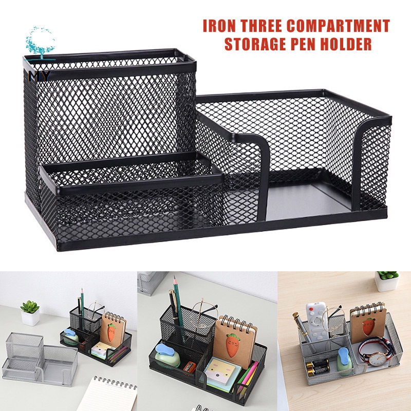 Hộp lưới sắt đựng bút viết cho bàn làm việc