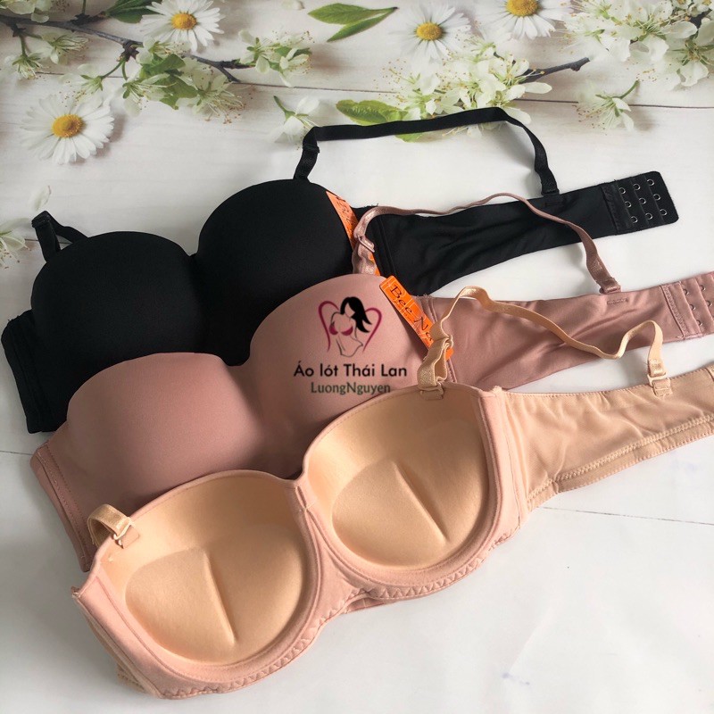 Áo ngực cup ngang mút dày có gọng Thái Lan 2137 mặc không dây size 32 đến size 36