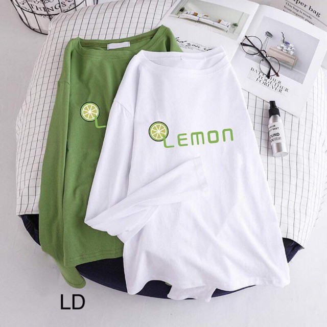 [FREESHIP ĐƠN TỪ 50K] Áo thun Lemon miếng chanh tay suông LDU1019